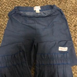 Ruffle Girl Women’s denim full length pants